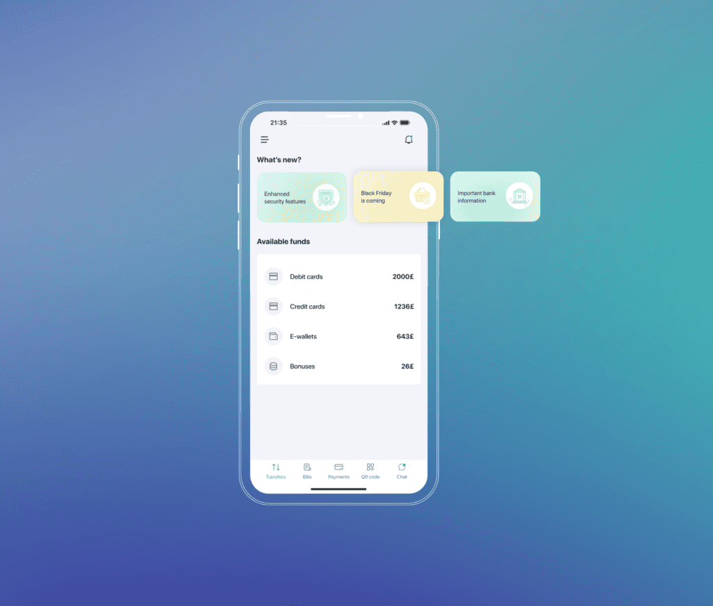 Bank-centric mobile app optimization