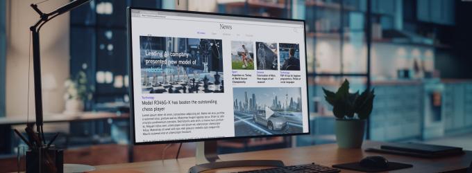 App and website redesign