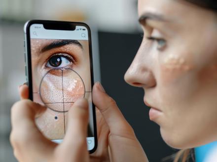 AI-dermatolog hudskanner-app