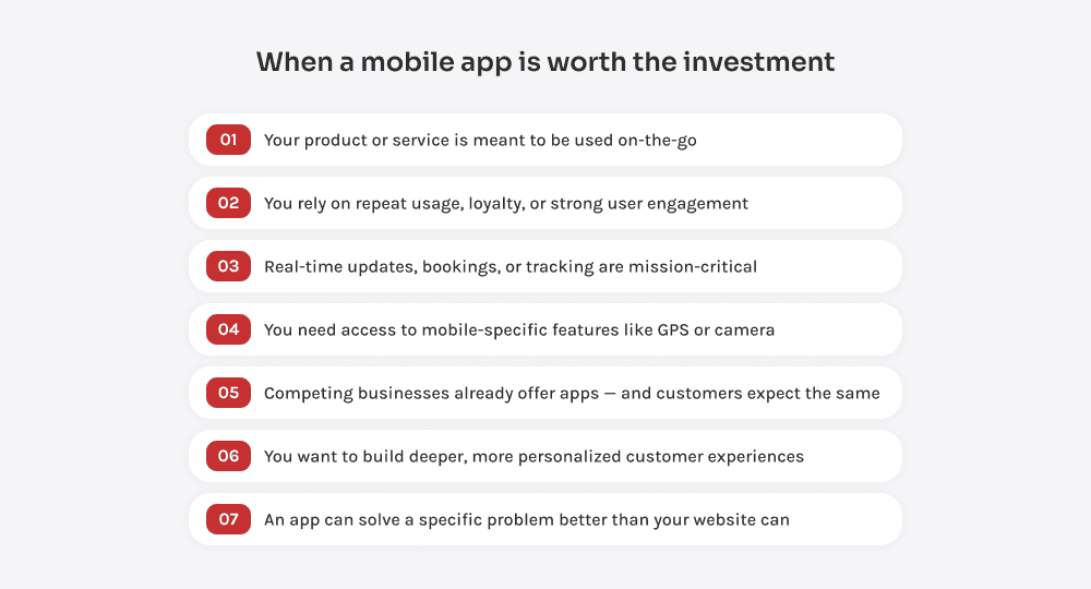 7 signs your business needs a mobile app