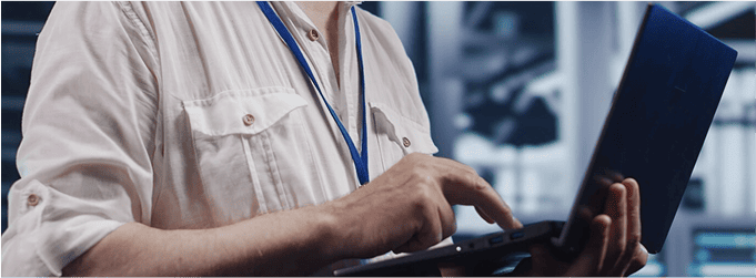 Data quality issues — tech team troubleshooting inconsistencies on laptop