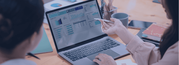 Reviewing quarterly sales data with interactive spreadsheets for performance evaluation