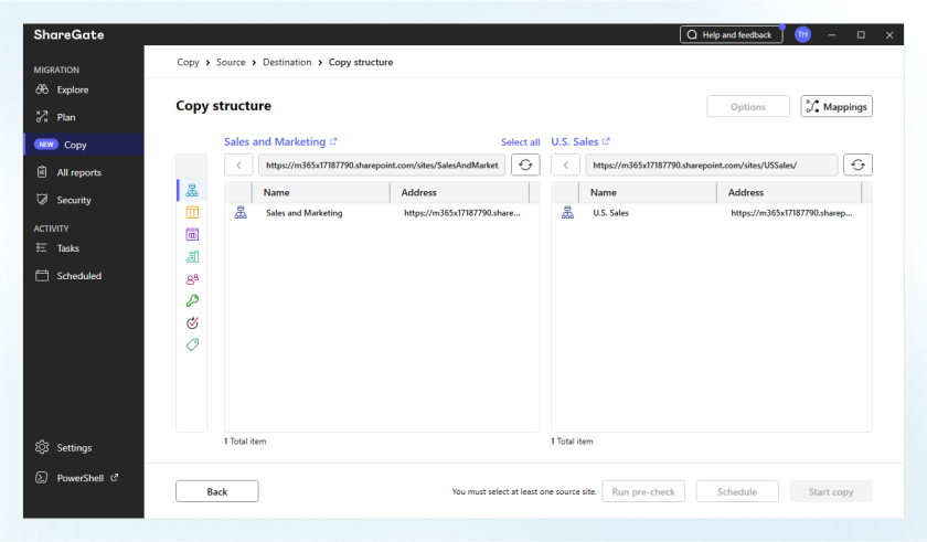 Smart restructuring tools