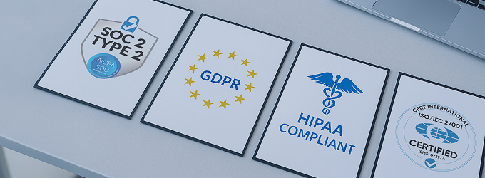 Compliance and security (HIPAA and GDPR)