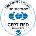 ISO 27001 logo.