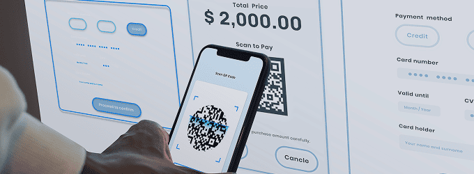 Fintech team implements QR code payments, allowing customers to scan and pay securely in real time.