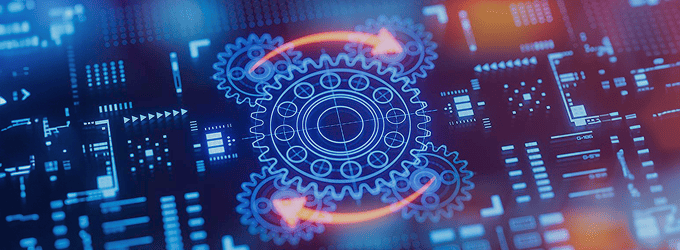 Continuous integration flow propagates update signals through interconnected system paths, triggering module reloads in real time.