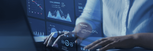 Accessing a centralized analytics portal to evaluate company operations and outcomes