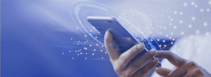 IT professional testing mobile app performance