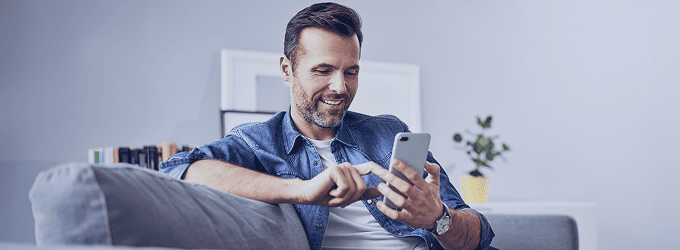 User enjoying smooth mobile app experience