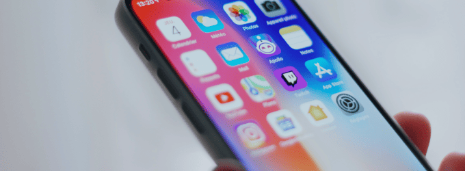Mobile developer checks app launch and icon visibility