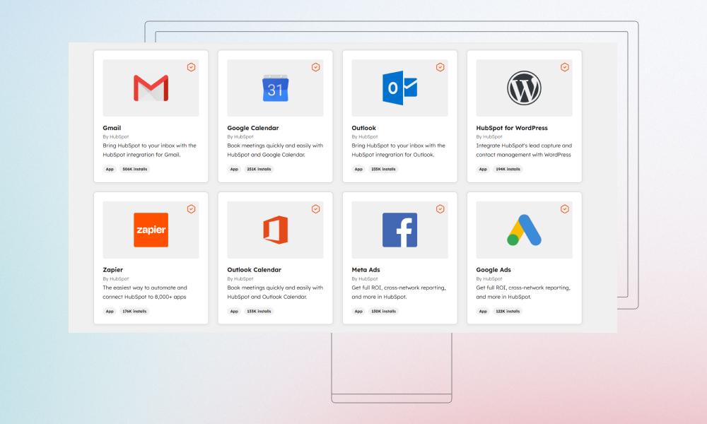 HubSpot's App Marketplace interface name: app-marketplace