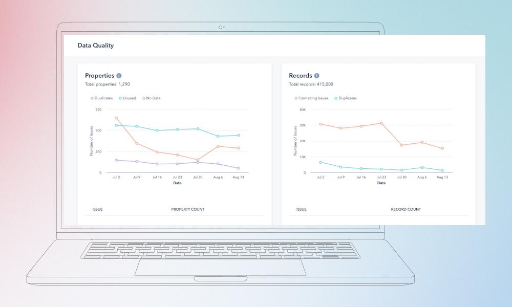 HubSpot's Data Hub interface