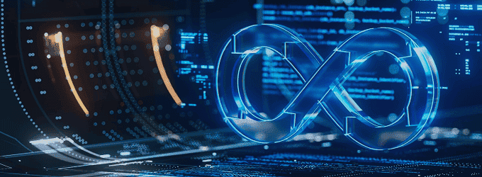 DevOps engineers automate the CI/CD lifecycle, visualizing code integration and deployment in a single loop.