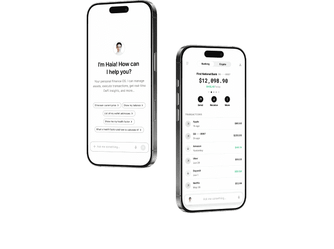 AI assistant for fiat and crypto finance