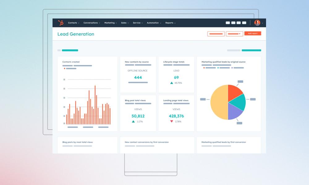 HubSpot's Marketing Hub interface