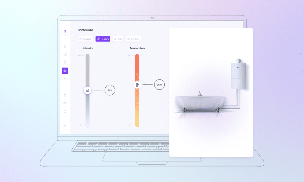 Smart bathroom interface for managing water use