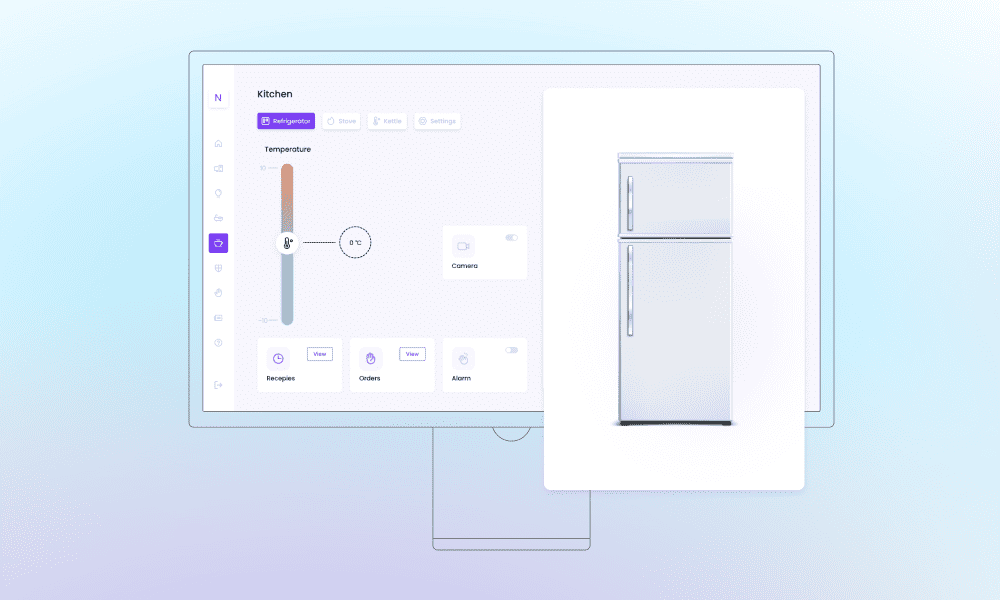 Smart kitchen interface for managing house appliances and safety