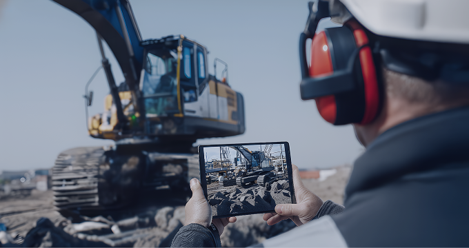 Real-time monitoring of construction operations through connected equipment and digital oversight