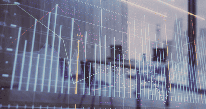 AI-driven finance dashboard overlays urban skyline, highlighting real-time analytics for smarter investments