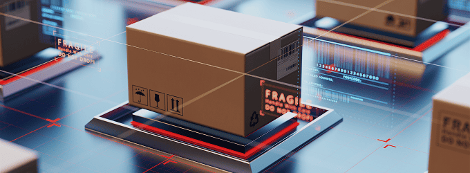 Warehouse robotics system verifies parcel dimensions and status using computer vision at sorting station
